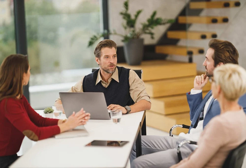 business people on meeting